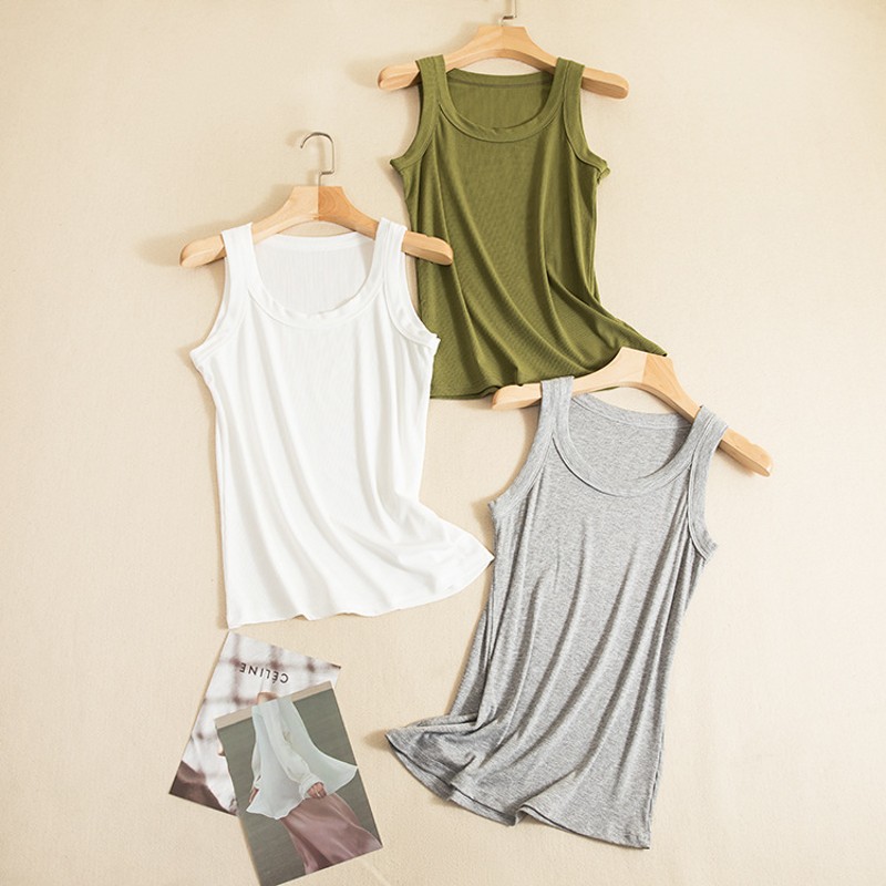 Frauen gerippt Tank Top o Hals – Tank Top Ribbed Bewertung und Preis
