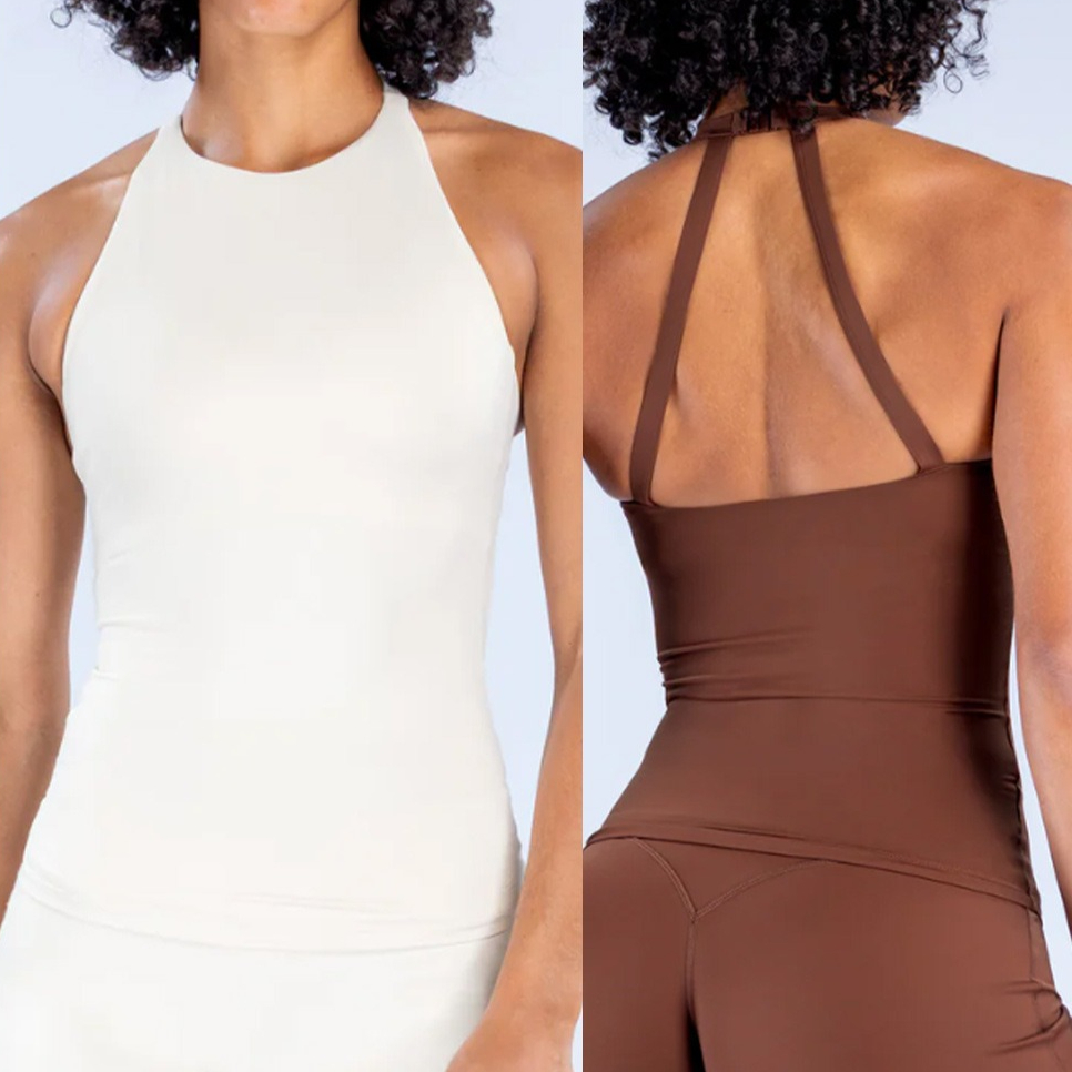 Damen Neckholder-Tanktop mit i – Suspender Tank Top Bewertung und Preis