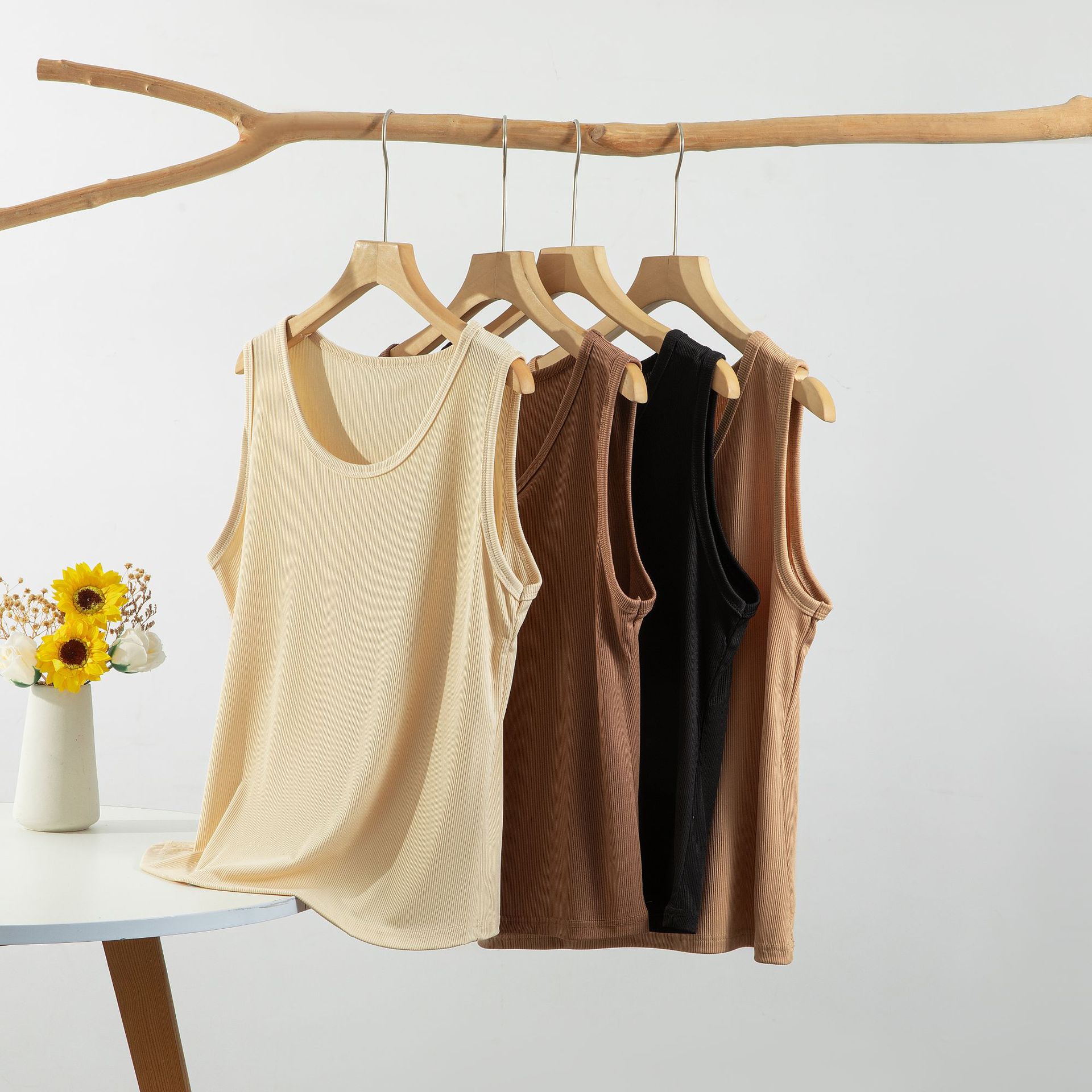 Rib Icesilk Tank Tops Sommer D – Tank Top Ribbed Bewertung und Preis